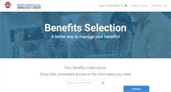 Desktop Screenshot of benefitsselection.com